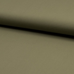 Bomuld Lux poplin - army grøn