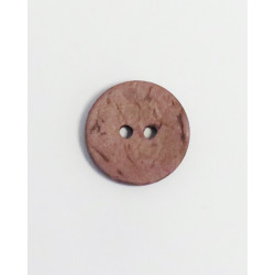 Button coconut 15 mm - rose