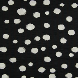 Seersucher with large dots...