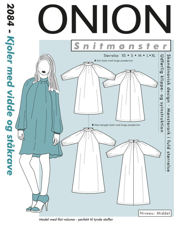 Onion sewing pattern 2084: with width