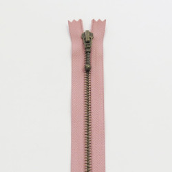 YKK zipper - rose antique...