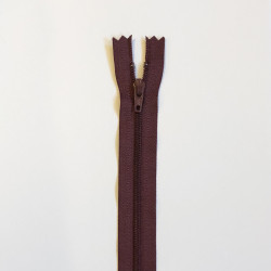 Zipper - dark red 55 cm