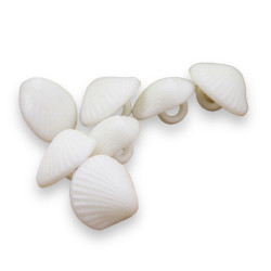 Button plastic mussel - 13 mm