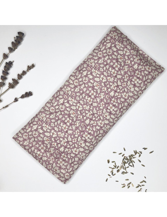 Yoga eye pillow made with Liberty Feather Field