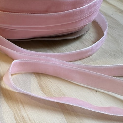 Velvet ribbon - baby pink