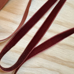 Velvet ribbon - rust