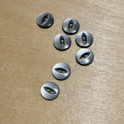 Knapper plast 15 mm - grey