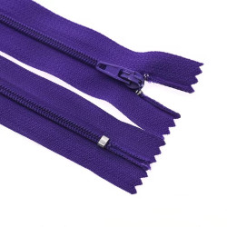 Zipper closed-end - purple...