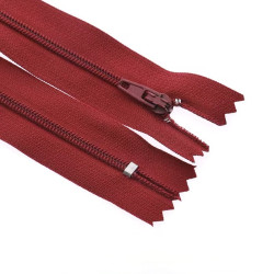 Zipper closed-end - wine...