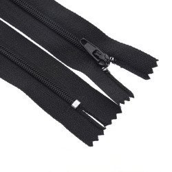 Zipper closed-end - black...