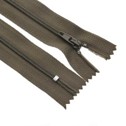 Zipper closed-end - khaki...