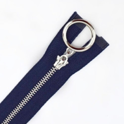 Zipper with ring OPEN-end -...