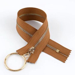 Zipper with LARGE "gold"...