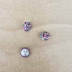 Fabric covered button...