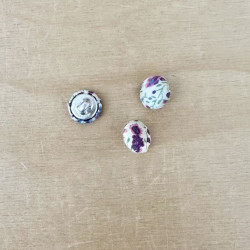 Fabric covered button...