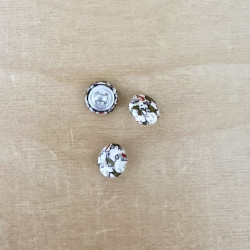 Fabric covered button...