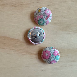 Fabric button Liberty Betsy...