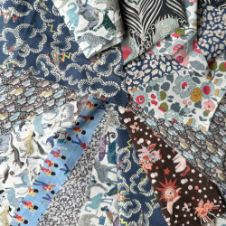 Skæve Liberty-rester 10x10...