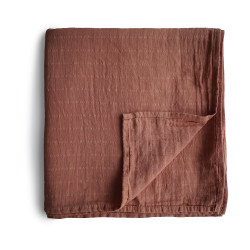 Swaddle Mushie - cognac