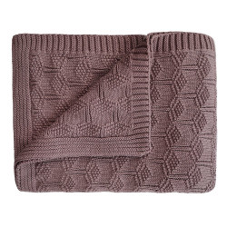 Knitted baby blanket Mushie...