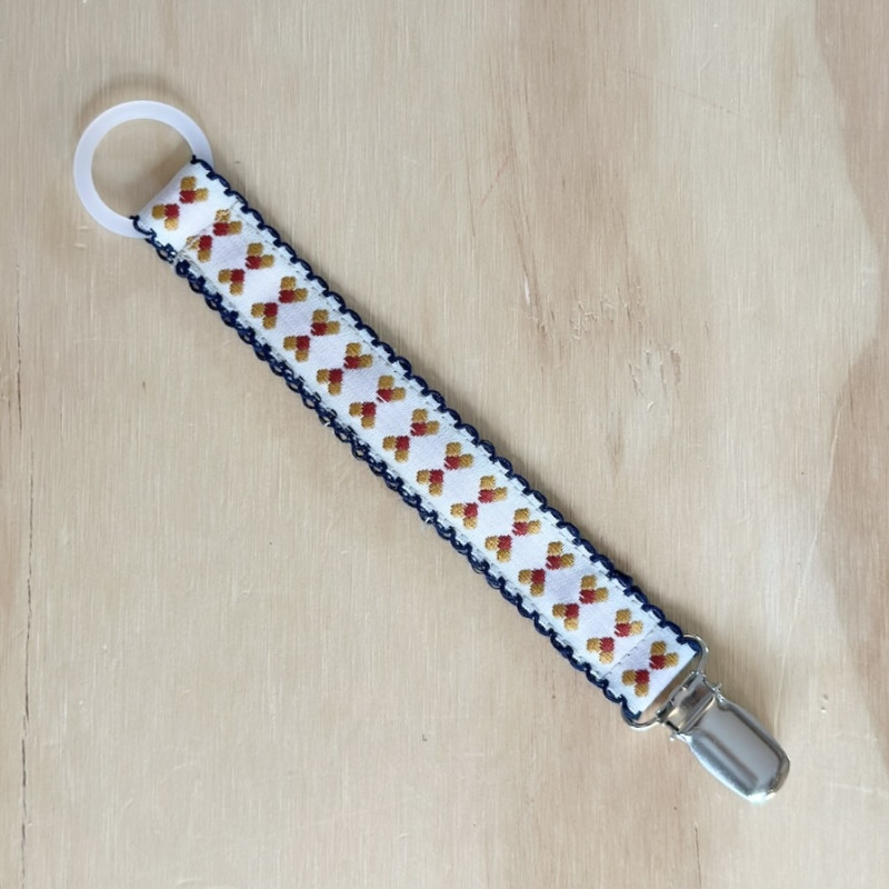 Pacifier Clip embroidered...