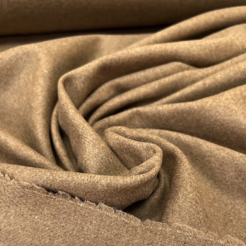Deadstock tweed wool - camel