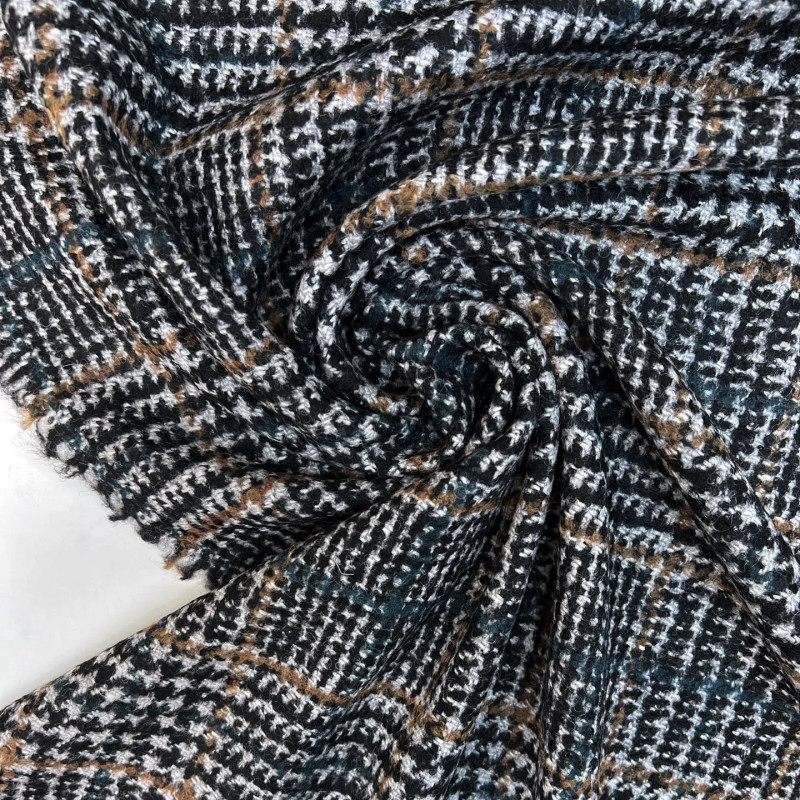 Deadstock tweed wool - check