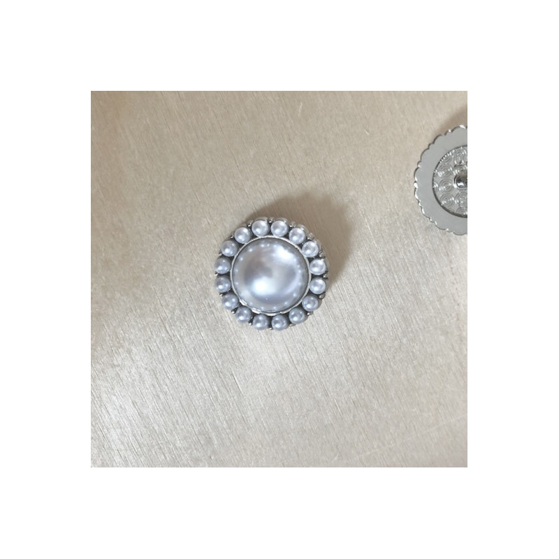 Button perl simili - 25 mm