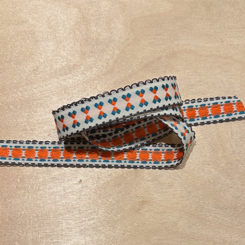 Embroidered webbing  2 cm -...
