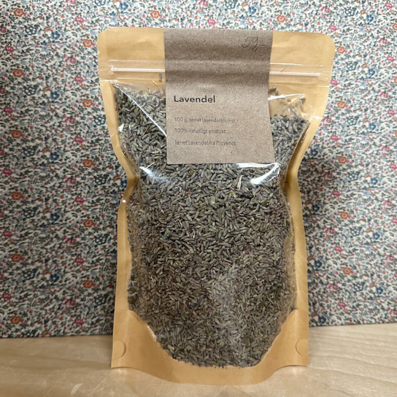 Tørret lavendel - 100 g.