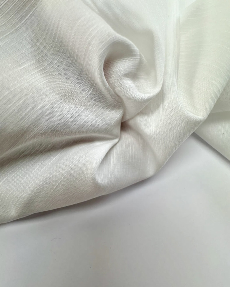Deadstock linen-cotton mix...