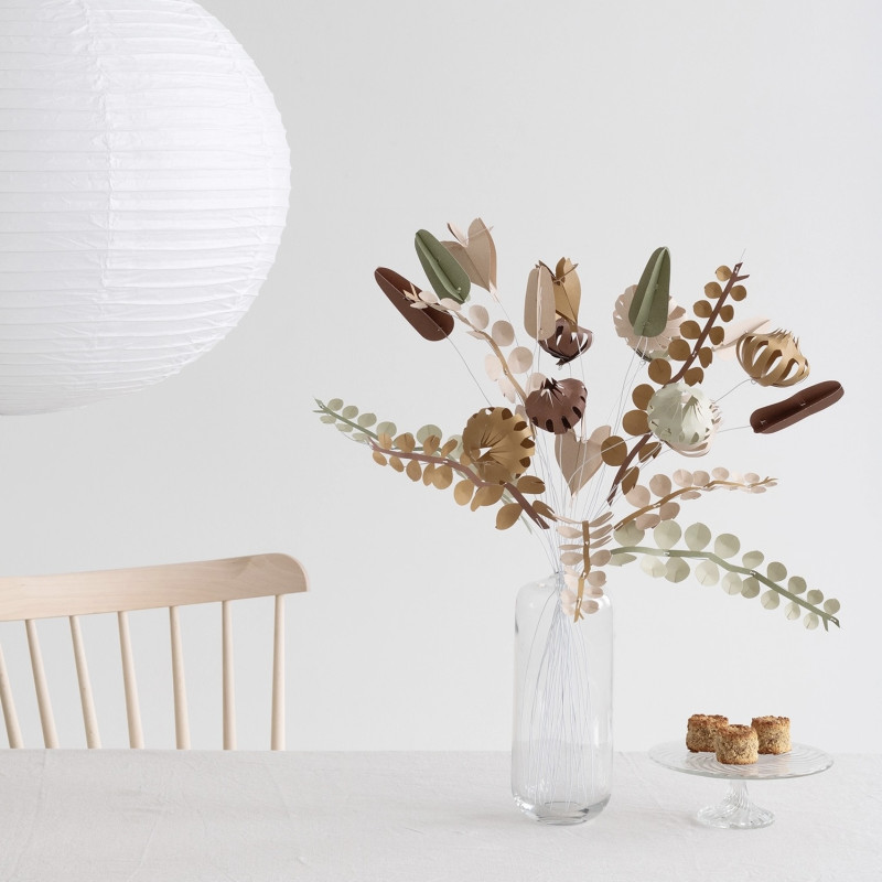 DIY 12 paper Field Flowers...