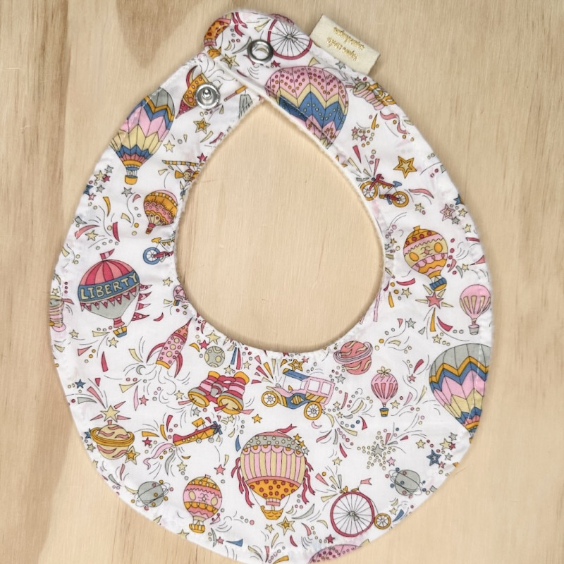 Bib made with Liberty - Sky...