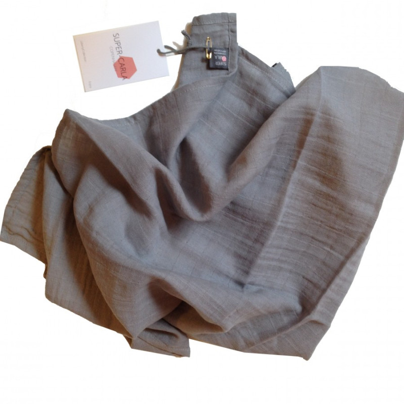 Soft muslin cloths - grey