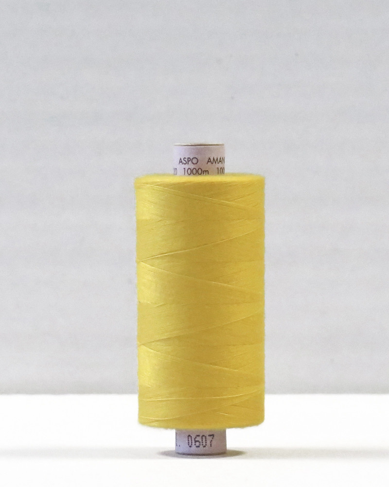 Thread Aspo Amann - yellow 607