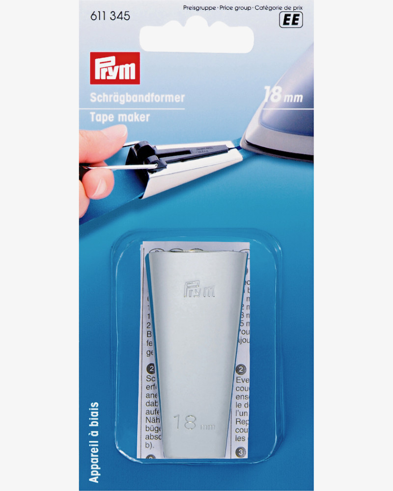 Bias tape maker Prym - 18 mm