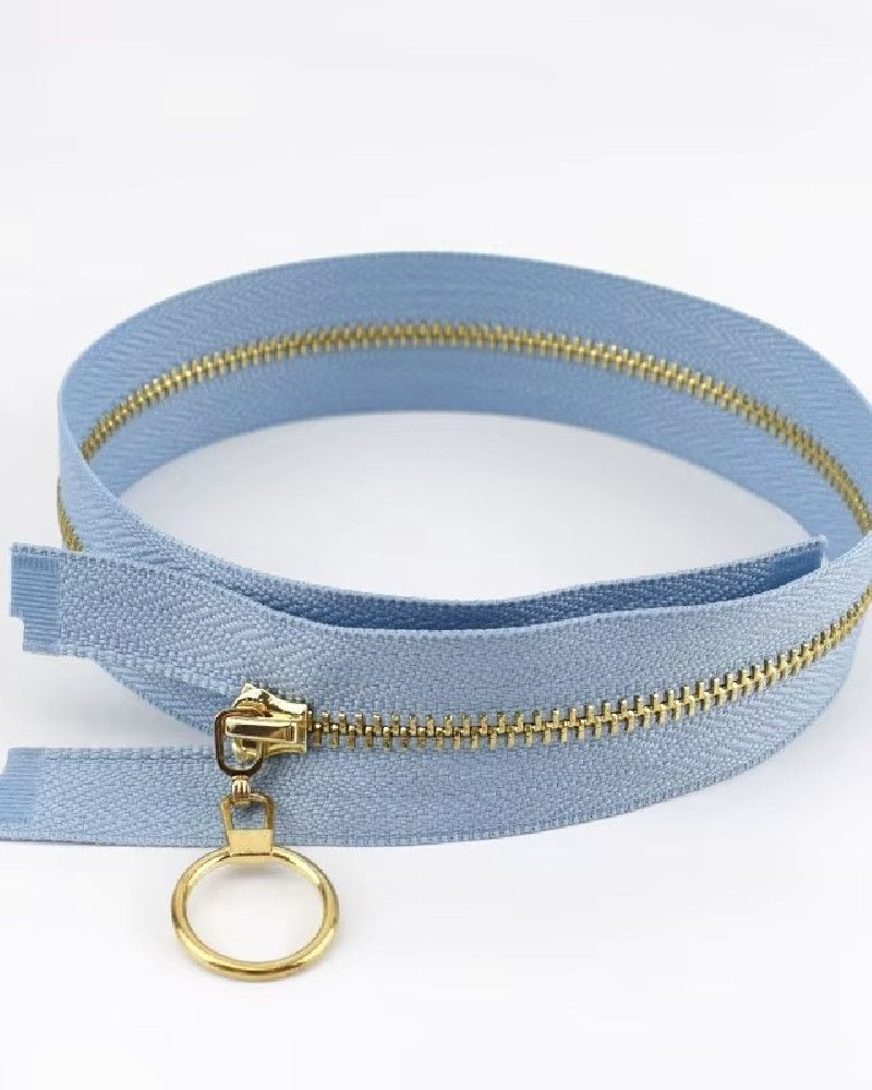 Lynlås med ring "guld"...