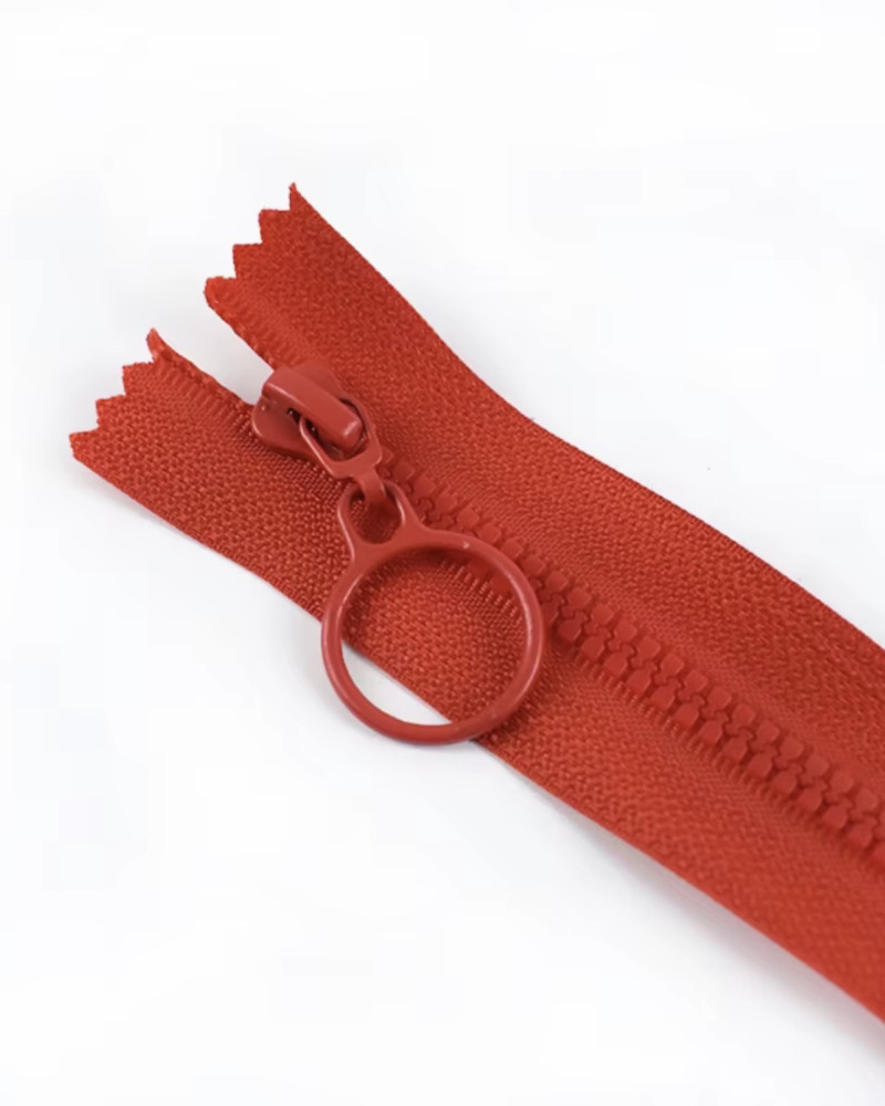 Zipper closed-end - red 25 cm