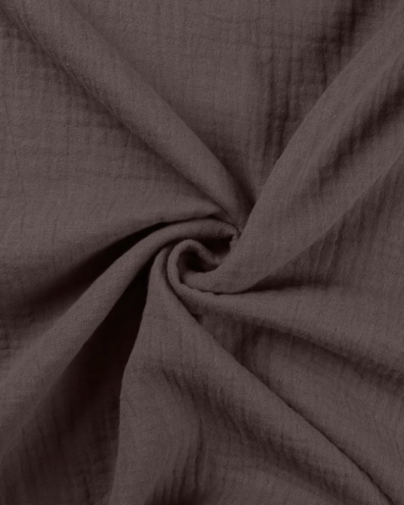 Musselin double gauze - brown