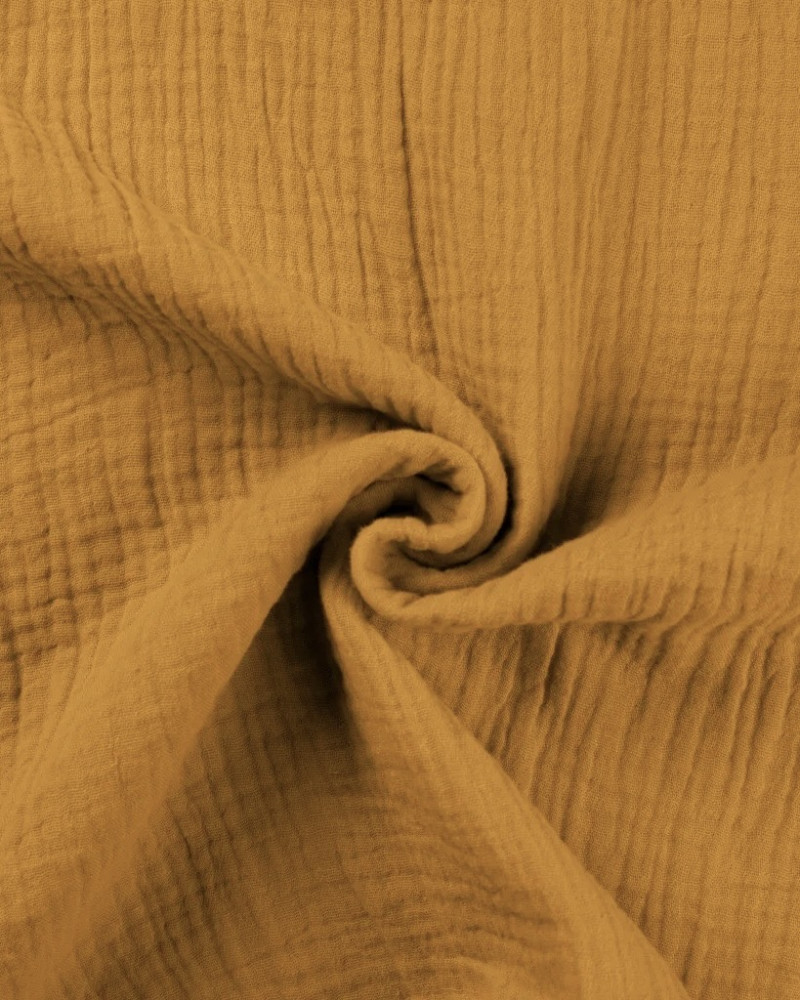 Musselin double gauze - ocher