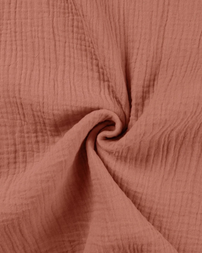 Musselin double gauze - peach