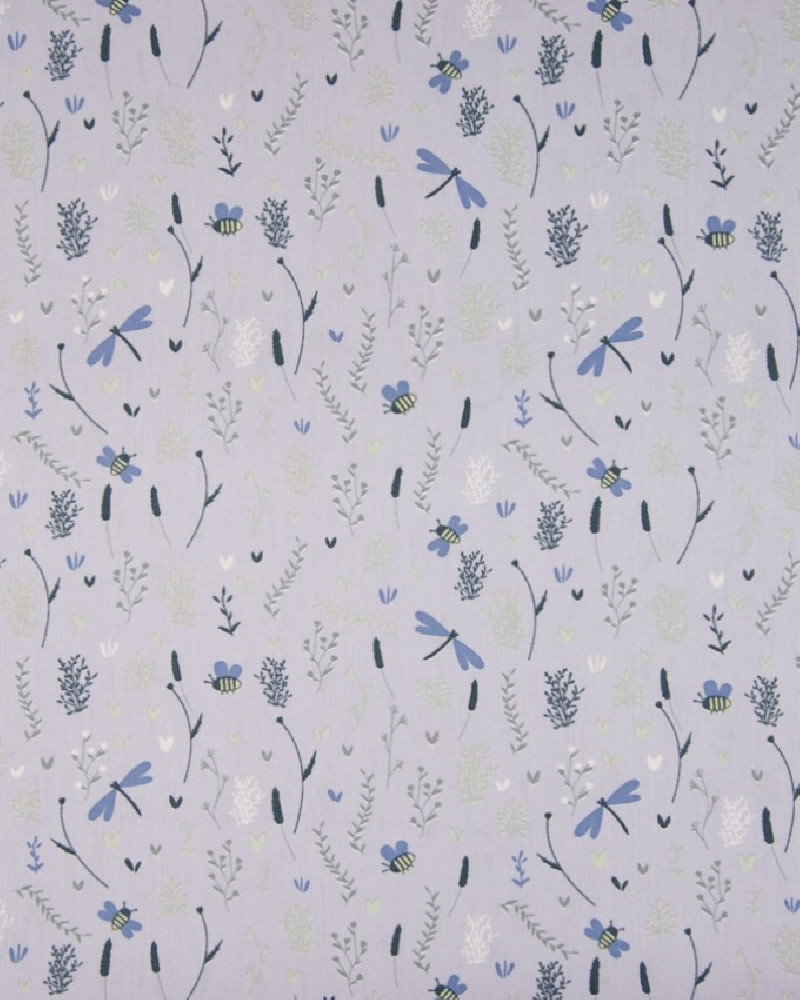 Cotton with flower print -...