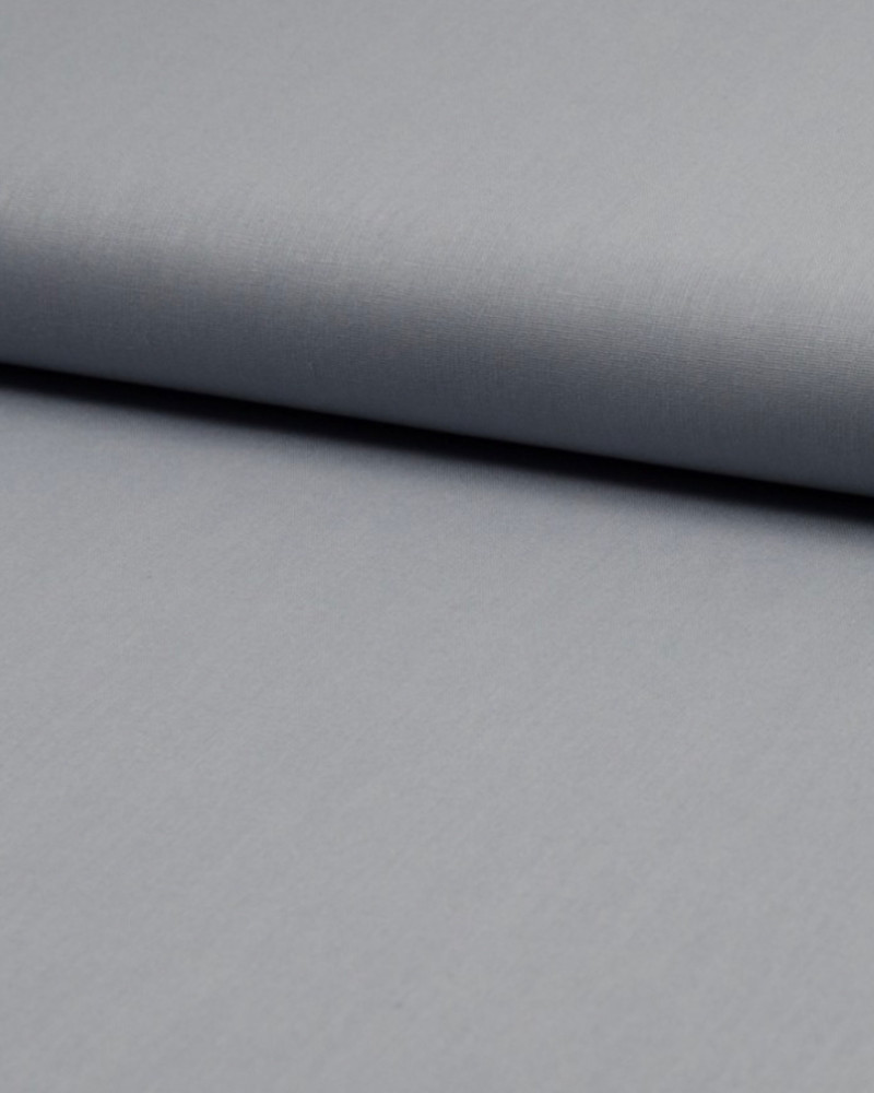 Organic cotton poplin - grey