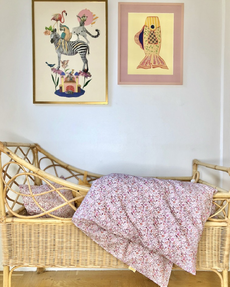 Baby bedlinen made with...