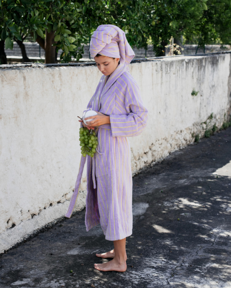 Bathrobe Bongusta striped...