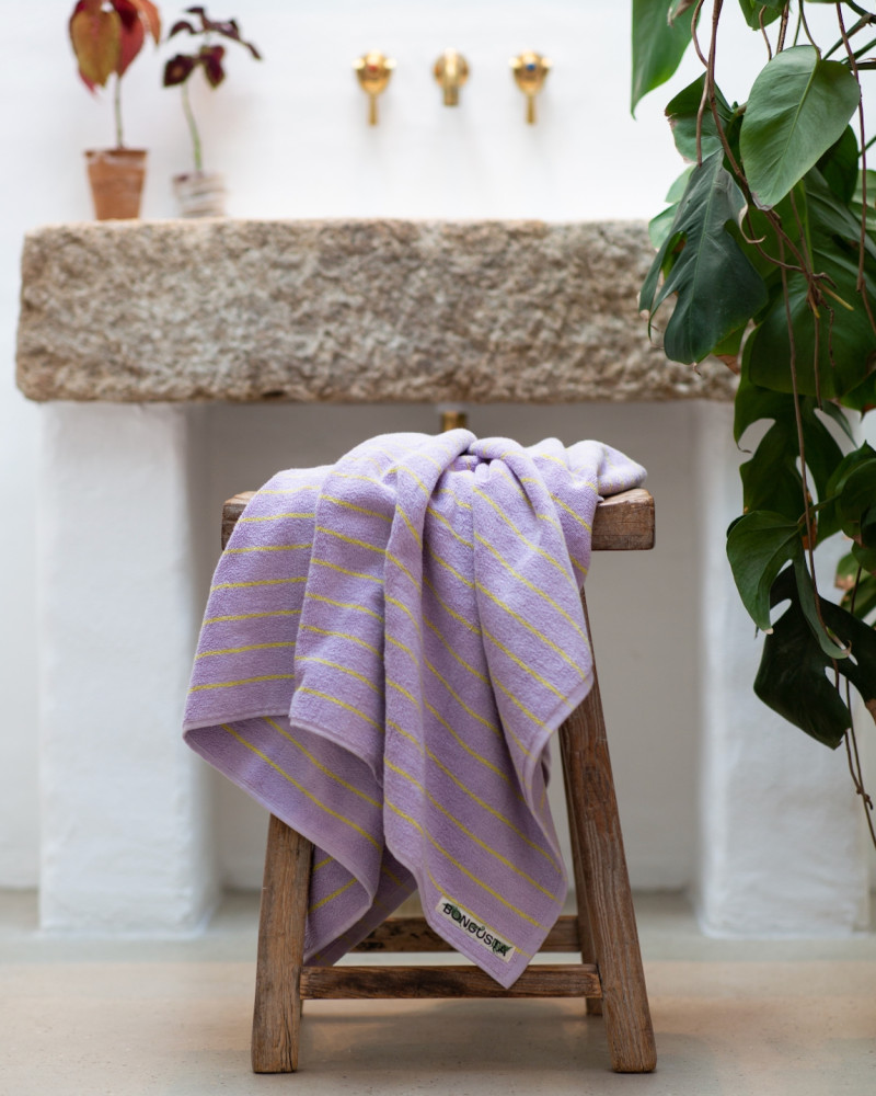 Striped towel from Bongusta...