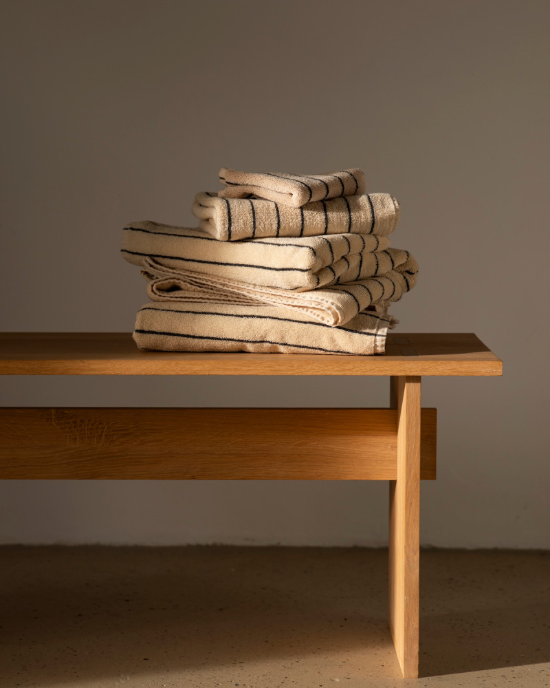 Striped bath towel from...