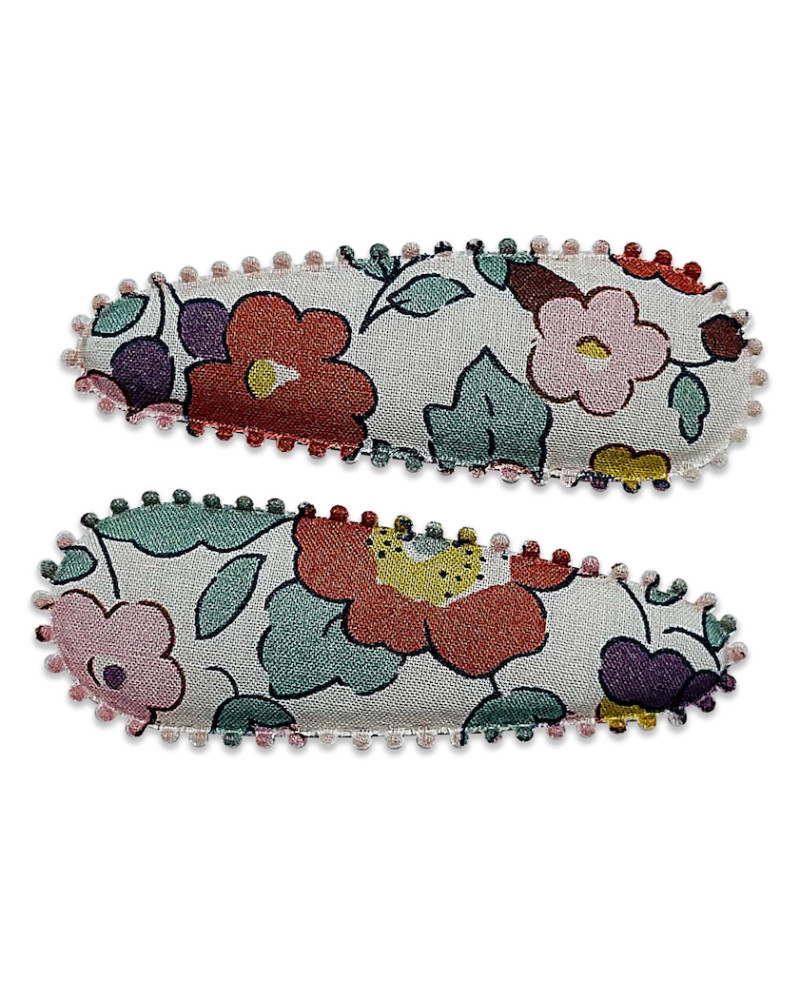 2 hairclips with Liberty...