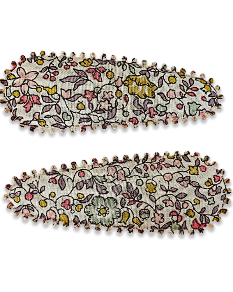 2 hairclips with Liberty...