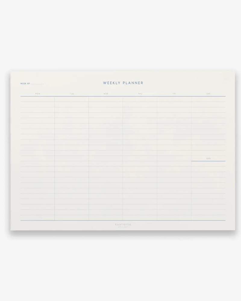 Weekly Planner ugekalender...